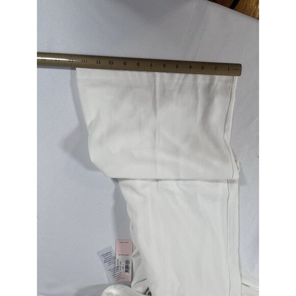 Nanette Lepore Women's Full Length Wide Leg Pants Called Cannoli Sz. 14 NWT Whit - Picture 12 of 12